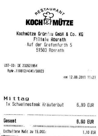 mhdd Hffner Kochmtze Restaurant